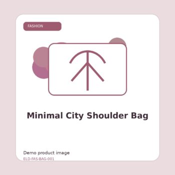 Minimal City Shoulder Bag