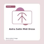 Astra Satin Midi Dress