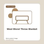Wool Blend Throw Blanket