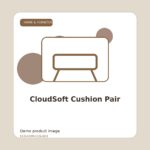CloudSoft Cushion Pair
