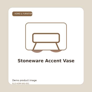 Stoneware Accent Vase