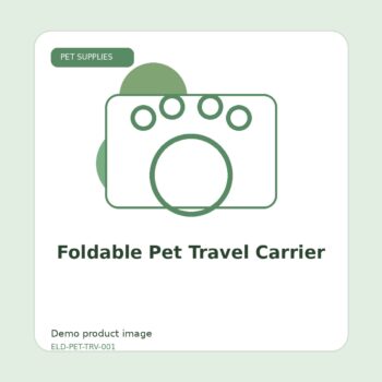 Foldable Pet Travel Carrier