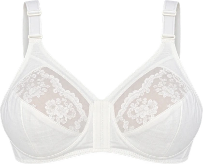 Classic White Linen Bra