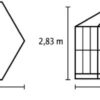 Greenhouse / garden pavilion Vitavia Hera 9000 M
