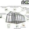 Vitavia R2H Greenhouse with Base Frame