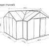 Vitavia Hanneli Greenhouse – 170 sq ft