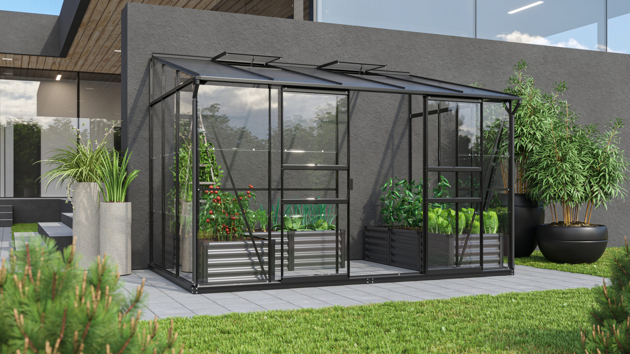 Wall-mounted greenhouse Vitavia Ida 6500