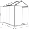 Vitavia Piccolo Greenhouse – Width 5 ft 3 in
