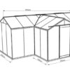 Vitavia Babette Greenhouse – 166 sq ft