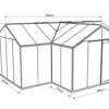 Vitavia Sophie Greenhouse – 243 sq ft