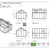 Vitavia R3XH Greenhouse – Width 10 ft 0 in