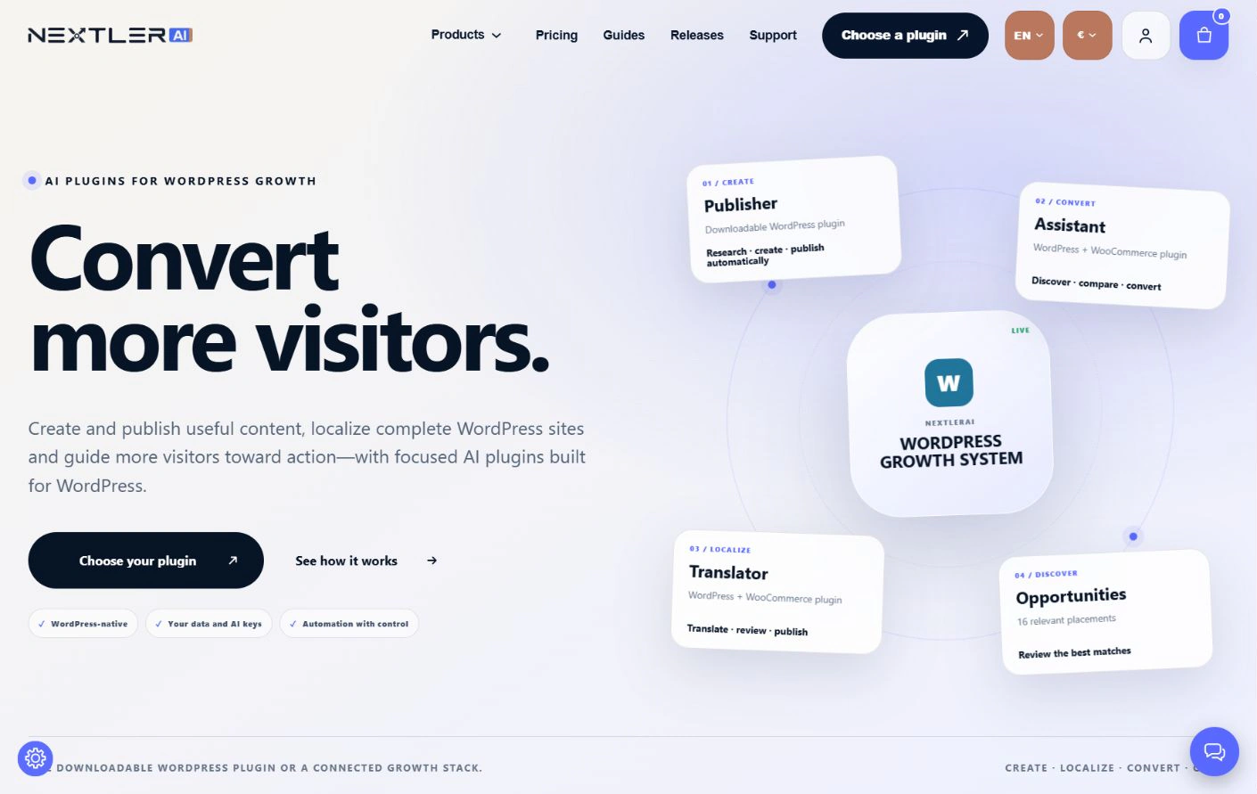 NextlerAI website presentation