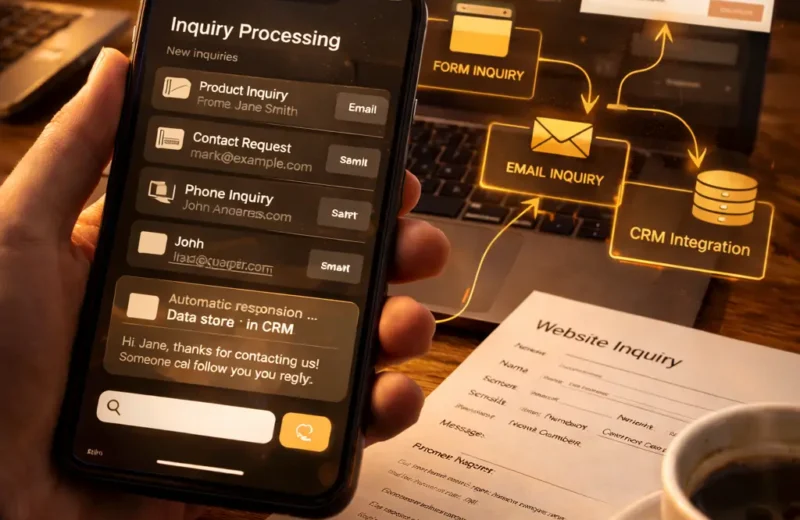 Automated Inquiry & Lead Processing