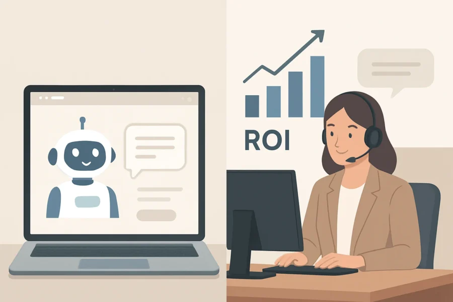 How to Measure the ROI of AI Customer Service for Small Businesses
